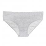 GALANTE Трусы-слипы женские с декором, р.46, 95%хлопок, 5%спандекс, серый НБ25-12