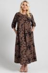 Платье  6168/01/Коричневый