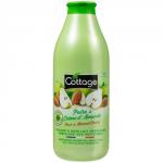 COTTAGE Увлажняющий гель для душа и пена для ванны 2 в 1 ГРУША и МИНДАЛЬ / Moisturizing Shower Gel & Bath Milk– PEAR & ALMOND CREAM, 750 мл