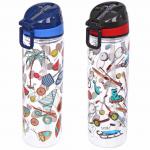 Бутылка питьевая пластиковая 650мл Сладкая мечта, микс цветов