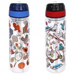 Бутылка питьевая пластиковая 650мл Сладкая мечта, микс цветов