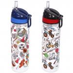 Бутылка питьевая пластиковая 650мл Сладкая мечта, микс цветов