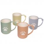 Кружка пластиковая 500мл Лапка, микс цветов