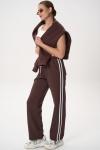 Брюки спортивные Юнис (шоколадный)