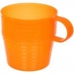 Кружка пластиковая 300мл в наборе 4шт Ассорти, микс цветов