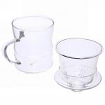 Кружка заварочная со стеклянным ситом 350мл "Хай-Тек"