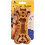 Игрушка - грызак "Счастливый БРО", косточка, 15*6,5*2,5см / 145гр