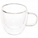 Кружка стеклянная с двойными стенками 220мл Хай-Тек LCWB1314