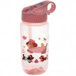 Бутылка питьевая пластиковая 580мл Песики, микс цветов