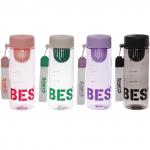 Бутылка питьевая пластиковая 600мл BEST, микс цветов