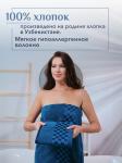 Набор полотенец махровых Канва из 2шт (50*90+70*140) Реноме, 19-4241 темно-синий