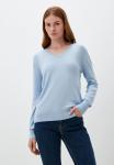 IC Джемпер женский V-вырез, 5% WS, 20% VI, 30% PC, 45% NY, цвет нежно-голубой
