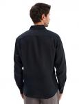 NORVEG LINEN Рубашка мужская slim цвет черный