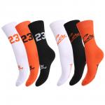 BY РЫЖИЙ Носки универсальные, р.27-29, 85% хлопок, 10% полиэстер, 5% спандекс, разноцветные