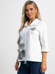 Блуза Экзотика (белая) Б15424-18М