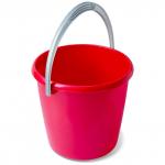Ведро Соло10л перламутровое красное С633КРА