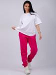 Джоггеры "Мистерия 7" фуксия, футер 3-х нитка начес