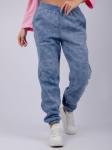 Джоггеры "Мистерия 4" индиго, футер 3-х нитка начес
