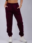 Джоггеры "Мистерия 2" бордо, футер 3-х нитка начес