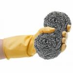 Перчатки хозяйственные латекс 100гр пара,39см,без напыления,рельеф,сверхпрочные,разм L,PLSHS3/Komfi