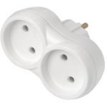 Bylectrica разветвитель (тройник) 2роз. 16А белый (линейный) РВ16-374