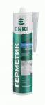 Enki герметик силиконовый 280г санитарный прозрачный, арт.28SST