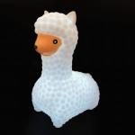 Apeyron/OGM св-к св/д ночник "Лама" белый 3хLR44 акрил 111х84х152мм NL-14