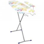 Доска гладильная Лина 1, 112*34,5см, h=70-80см, стол/ДСП, подрукавник, подставка п/утюг, ДЛ1, Nika