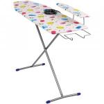 Доска гладильная Лина 4, 112*34,5см, h=70-80см, стол/ДСП, полка, рукав, удл-ль 2,2м, арт.ДЛ4, Nika