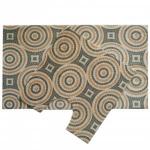 Коврик для ванной и туалета (набор 2шт-50*52см,50*85см), коричневый,вспенен.ПВХ,6833, Вилина