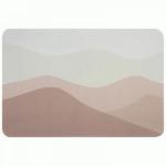 Коврик для ванной комнаты 40*60*0,25см,текстиль(п/э)/резина,п/скольз,Cozy бежевый,110064/ Рыжий кот