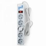 Power Cube (КУБ) Классик сет. удл.-фильтр ПВС 3х0.75 5роз. 1.9 м 10А СЕРЫЙ (РФ) SPG-B-6