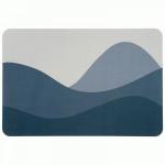 Коврик для ванной комнаты 40*60*0,25см,текстиль(п/э)/резина,п/скольз,Cozy серый,110065/ Рыжий кот