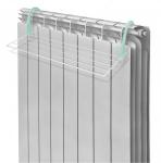 Сушилка на батарею д/белья 3,1м (Д65*Ш34*В18см) металл, БЕЛАЯ, макс.нагрузка=5кг, СБ5-65П/Б Nika