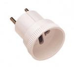 Makel сет. вилка-переход. (адаптер) евро 6А белая 10009