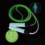 Camelion скакалка гимнастическая со световым эффектом J3LED 10lm зеленая 2.8м  2xAA не в/к