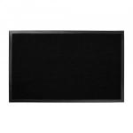 Коврик придверный вл/впит Ребристый 50*80см,черный,h ворса=0,5см,п/э,подложка ПВХ, TRIP,24193/VORTEX