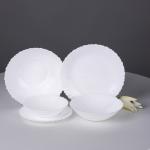 MILLIMI Бьянко Плюс Салатник, опаловое стекло, 19см, 700мл