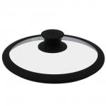 SATOSHI Крышка стекло/силикон с ручкой, 20см