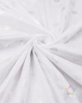 Ткань глосс-сатин белого цвета, арт. 0975.038