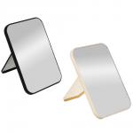 Зеркало настольное тм ЮНИLOOK, пластик, стекло, 20,5х14см, 2 цвета