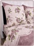Постельное белье Шуйская бязь Букетики коричневые 20523-1