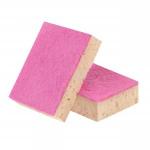 Губки для посуды поролон крупнопористый/абразив,100*70*28мм,СТРОНГ ТРИО,3шт,75734/Master House