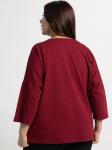 Блуза Ромашка (бордовая) Б15383-24М
