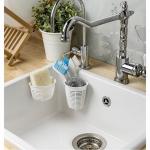 Держатель подвесной на присосках (9*8,2*10,5см) HELPER пластик, белый 433227216 Econova/Бытпласт