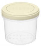 Банка д/хранения продуктов с закруч.крышкой Asti 0,7л, светло-бежевый 221101925/01 Homver