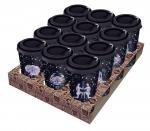 "Стакан с крышкой 550мл, с декором ЗОДИАК (синий) 222105812/02 Homver