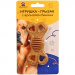 Игрушка - грызак "Счастливый БРО", косточка, 9*4,8см / 34гр