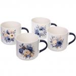 Кружка керамическая 400мл "Цветочная симфония, микс рисунков