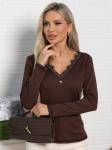 Блуза Новелла (шоколад) Б15492-24М